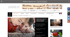 Desktop Screenshot of angielski.ang4u.pl